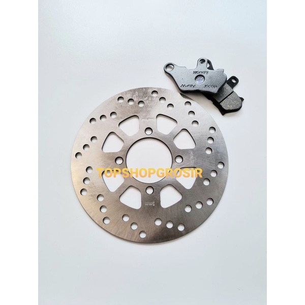 (Paket) Piringan Piring Disk Cakram + Kampas Disk Pad Mio Lama Pertama Piston 1/Mio Sporty