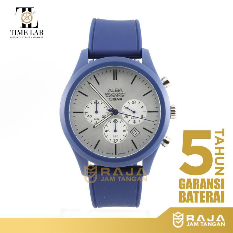 JAM TANGAN ALBA AT3G29X1 Chronograph MAN ORIGINAL