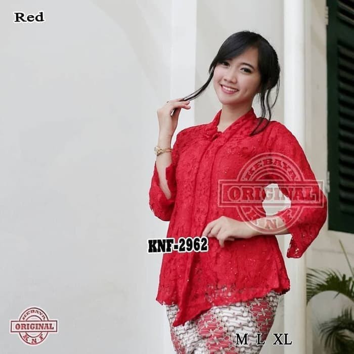 Atasan Kebaya Brukat Floy Brokat Modelis Kebaya Kartini