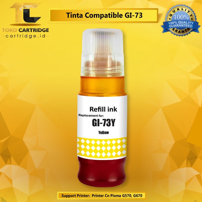 Tinta Compatible GI-73 GI73 GI 73 gi73 Printer Cn Pixma G570 G670 Dye Ink