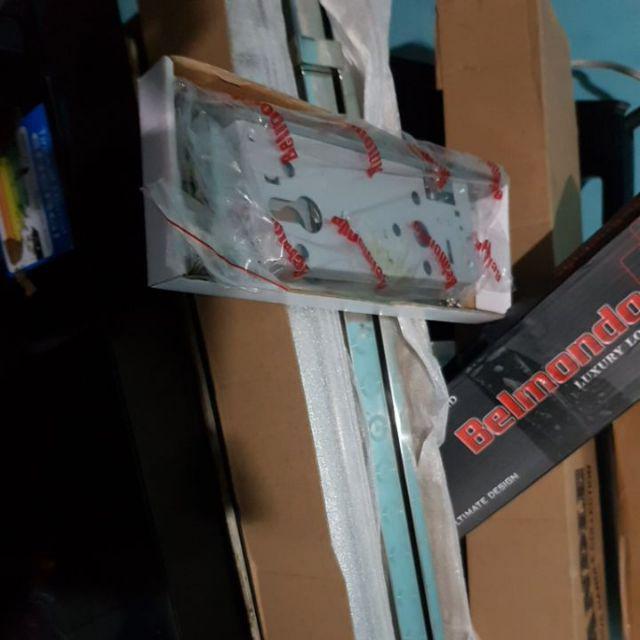 Handle Pintu Stainless Minimalis 60cm 1set+kunci Pelor