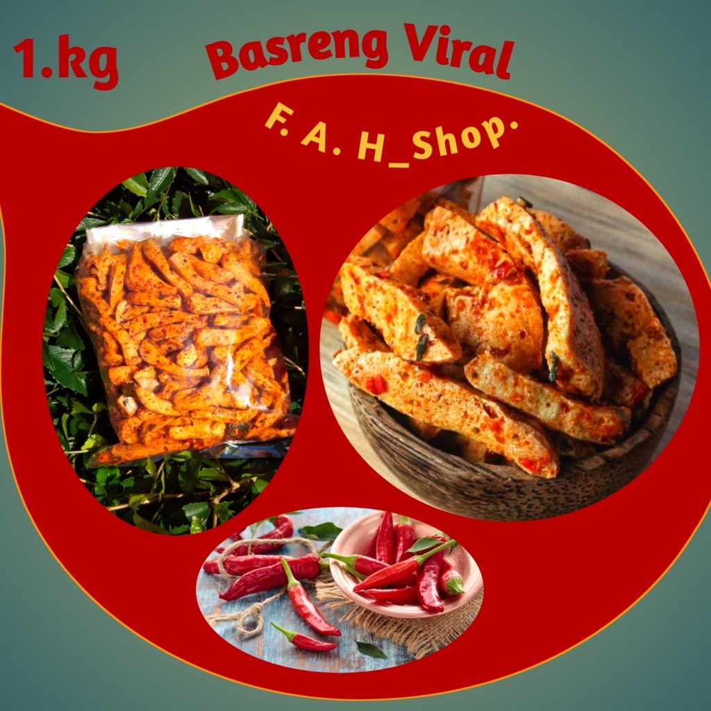 

Basreng Pedas Kemasan 1.kg Aroma Daun Jeruk