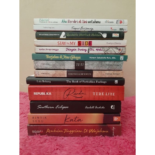 

PRELOVED NOVEL BUKU BEKAS TERE LIYE, FIERSA BESARI, RINTIK SEDU, BEST SELLER BOOK