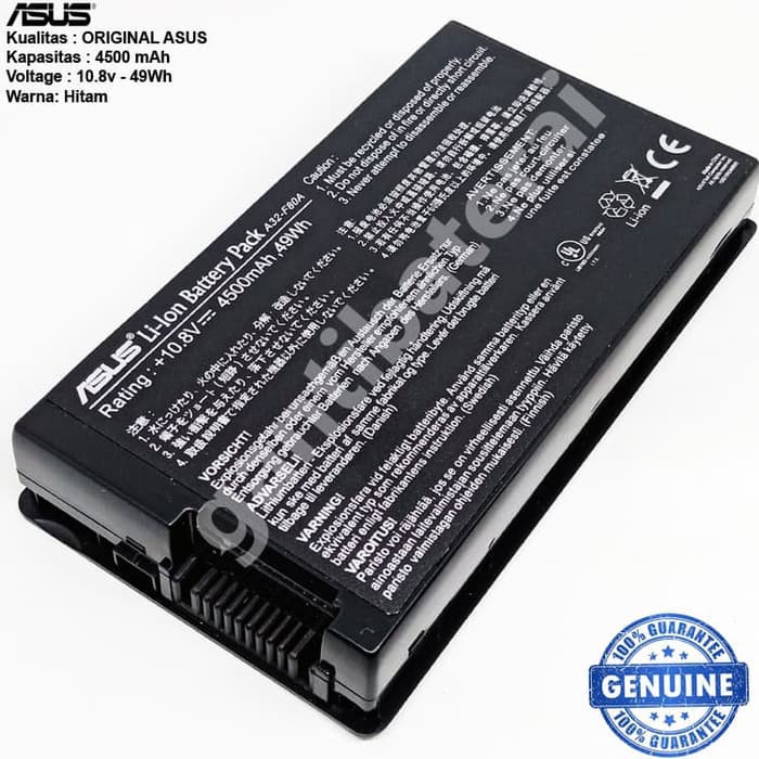 Baterai ORI ASUS F80 F80H F80Q F80S F81S F83S F83SE A8JR F81 A32-F80A