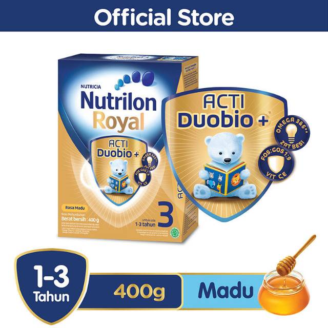 

Susu NUTRILON ROYAL 3 400g Vanila/Madu