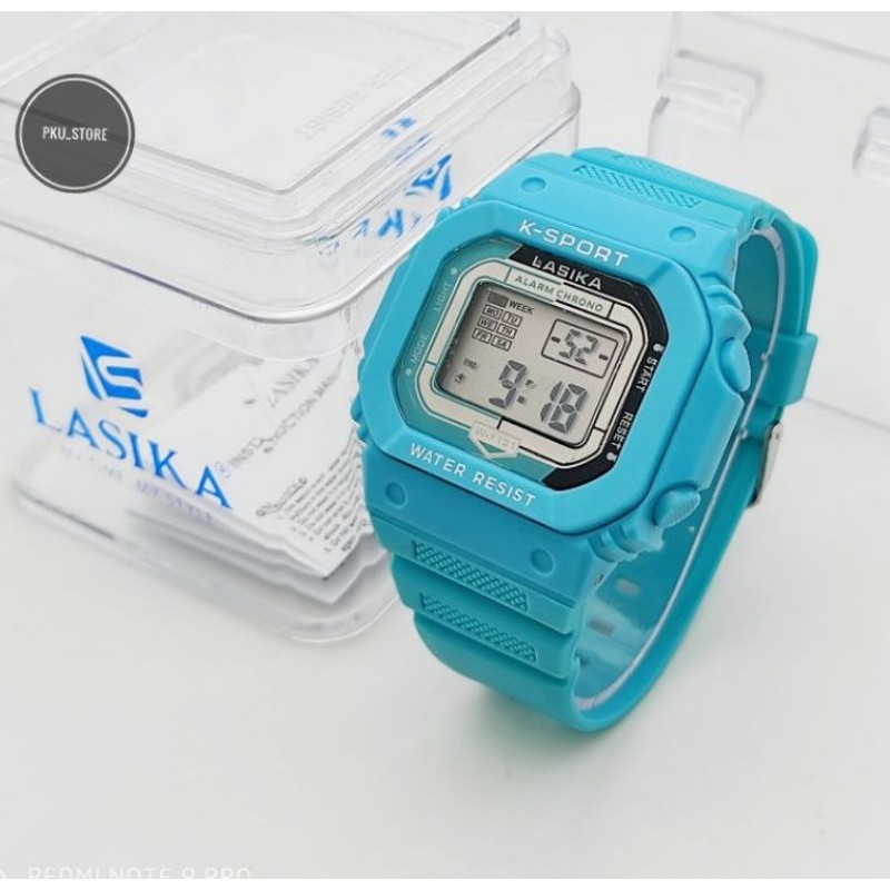 JAM TANGAN WANITA DIGITAL WATER PROFF FREE BOX