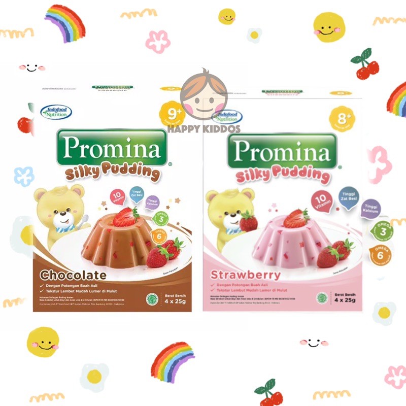 

Promina Silky Pudding ( PUDING ) Coklat & Strawberry 100 gr