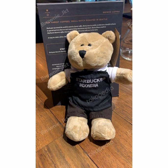 Starbucks Indonesia Bearista Boneka Beruang bear apron barista plush