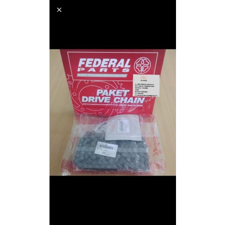 PAKET GEAR SET FEDERAL UNTUK MOTOR SUPRA X 125 HELM IN