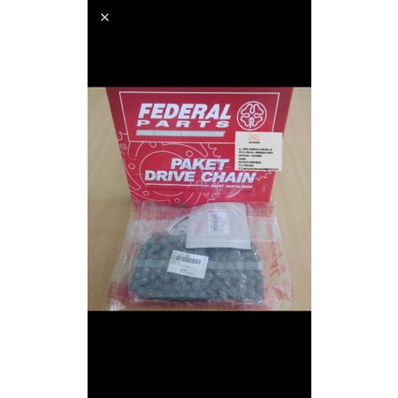 PAKET GEAR SET FEDERAL UNTUK MOTOR SUPRA X 125 HELM IN