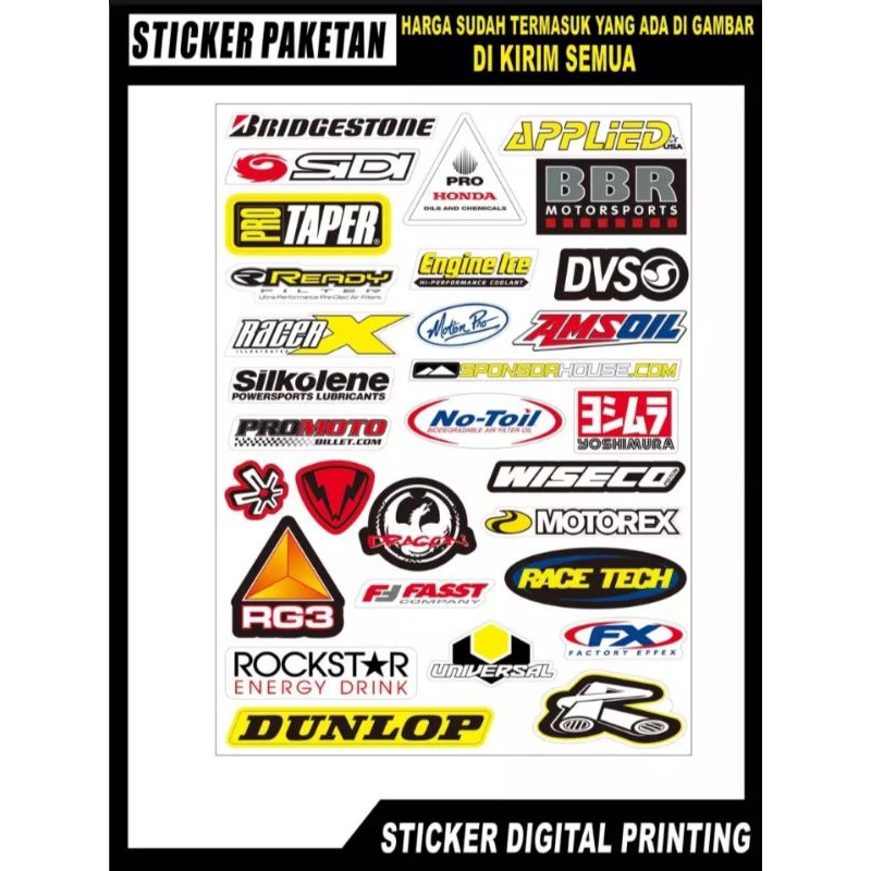 

stiker paketan murah