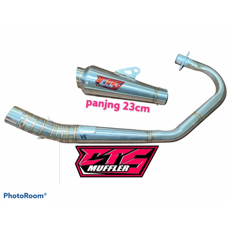 Knalpot Cts Muffler Ft Mp Cb Gl Tiger Leher paten cts