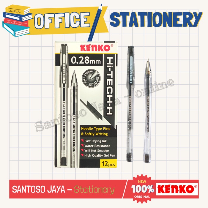 

Bolpen - Pulpen KENKO Hi-Tech-H - Ballpoint KENKO HITECH-H - 0.28 mm