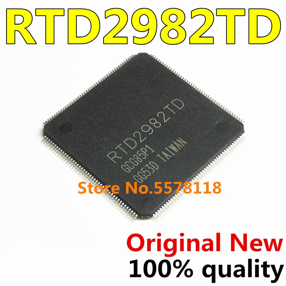 1pc Rtd2982Td Rtd2982 Qfp Chipset 100% Baru