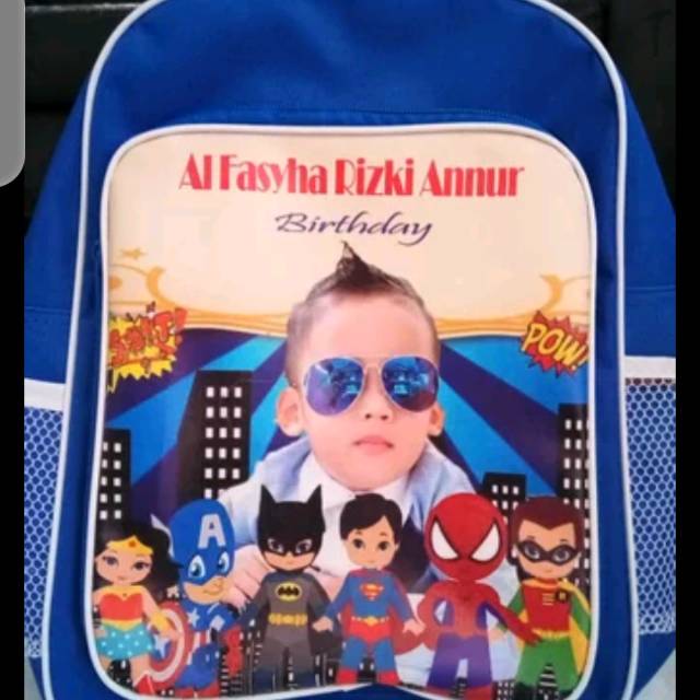 

Tas sekolah, tas souvenir ulang tahun