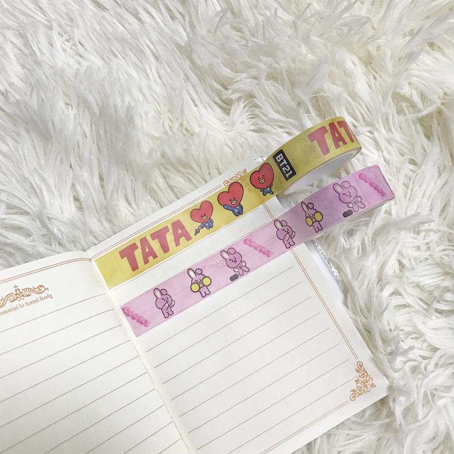 Stiker Kertasselotip Washi Gambar KPOP BTS V Untuk Dekorasi Scrapbook
