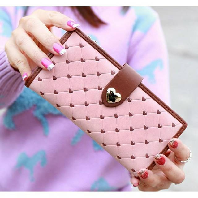 DOMPET WANITA POLOS SIMPEL - dompet panjang wanita KOREAN FASHION WALLET