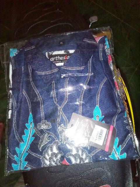 [arthesian] Kemeja Batik Pria  - Aristade Batik Semi Dobby