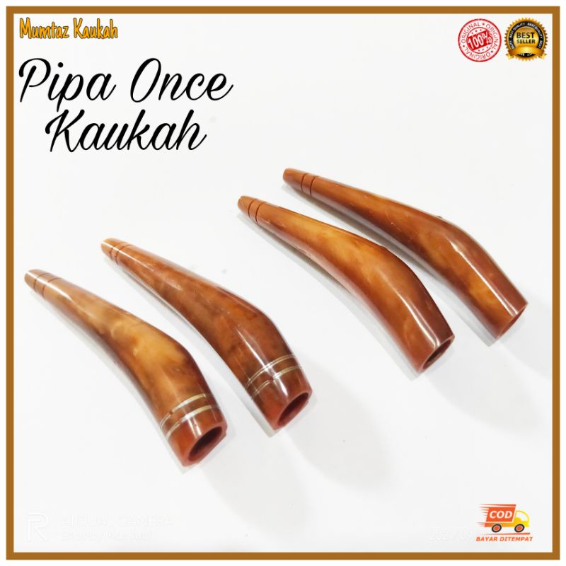 Pipa once kaukah kokka original standar coklat asli kayu koka kokah kokka kokkah kauka kaukah