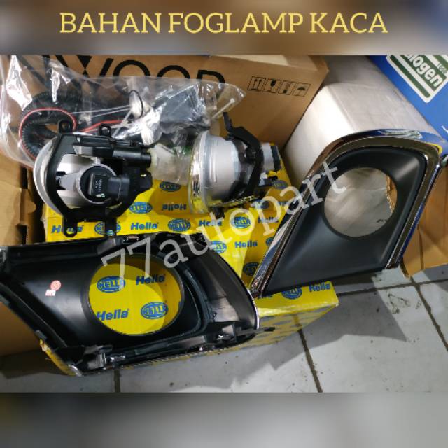 Foglamp lampu kabut innova 2014 on bahan kaca