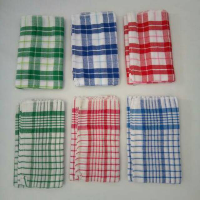 6 pcs kain lap tangan