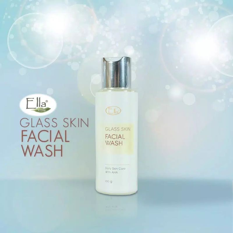 ella skincare glass skin facial wash pemutih