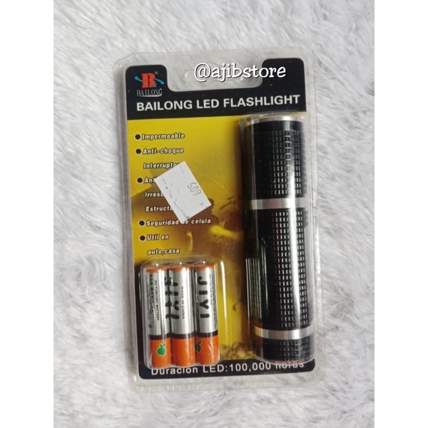 SENTER BATRE LED FLASHLIGHT, SENTER LED BATRE KECIL