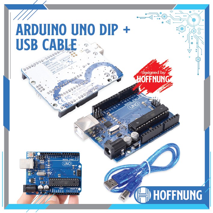 Arduino Uno R3 DIP ATmega328 + Kabel USB