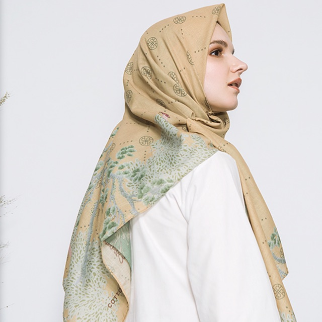 Ria Miranda x Cotton Ink Mustard Lejla Scarf