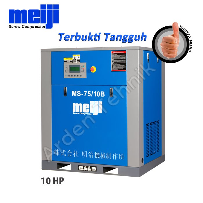Meiji Screw Compressor / Kompresor Angin Meiji : MS-75/10B
