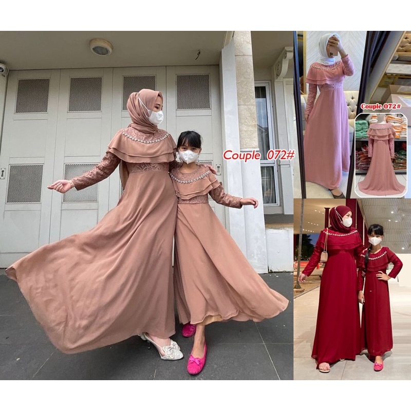 407#ANAK 072/dres fashion terbaru/ baju dres muslim anak perempuan
