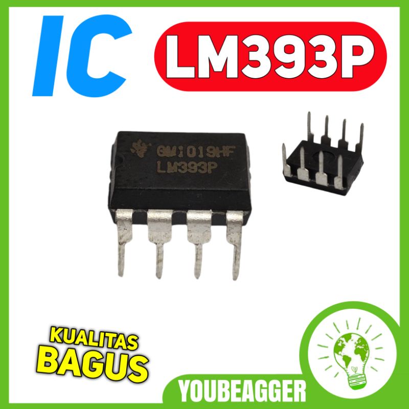 IC LM393 LM393N LM393P DUAL DIFFERENTIAL COMPARATORS DIP8 IC AK71