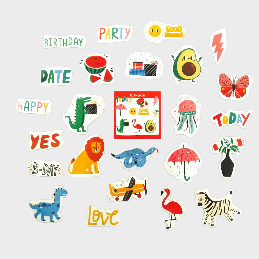 

Stiker Journal Today untuk Notebook, Planner