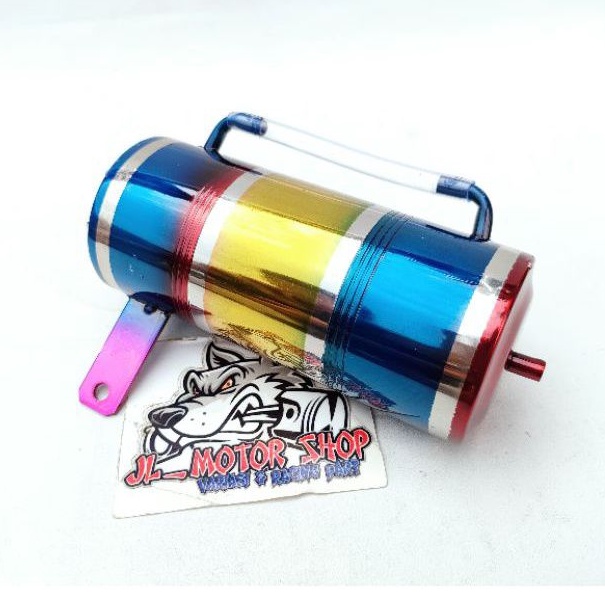 Botol Oli Samping Pelangi - Botol Air Radiator Tabung Oli Samping Rainbow Ninja R RR Satria Rxking