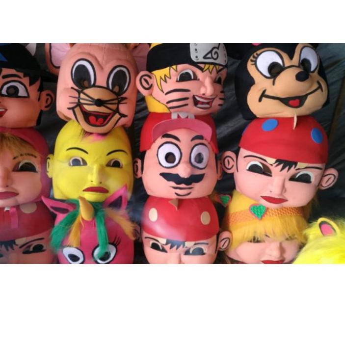 Gratis Ongkir KODE-655 kepala boneka mampang kepala badut mampang masuk semua ukuran kepala karakt