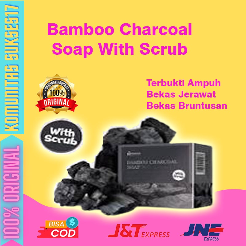 Sabun Bamboo Ajaib Batang Gatal Herbal Muka Organik Organic Penghilang Flek Hitam Gatal Gatal Kulit 