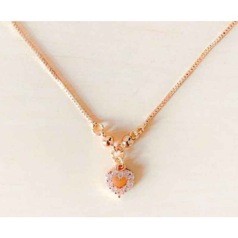 kalu g anak perempuan love permata putih 03,kalung anak xuping murah meriah