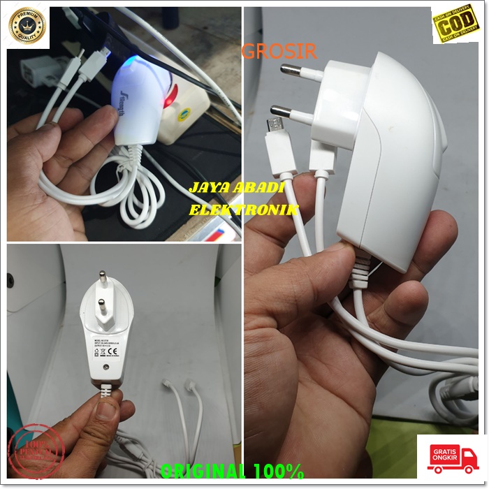 J261 ORIGINAL ADAPPTOR CHARGER 3A 2IN1 KABEL TYPE C DAN MICRO USB SUPPORT FAST CHARGING ADAPTOR TRAVEL ADAPTER CHARGE SEGALA HANDPHONE ANDROIT casan tc quick quallcomm real qc 3.1 A bisa juga untuk semua hp Samsung sony xiaomi dll yg support fast charger