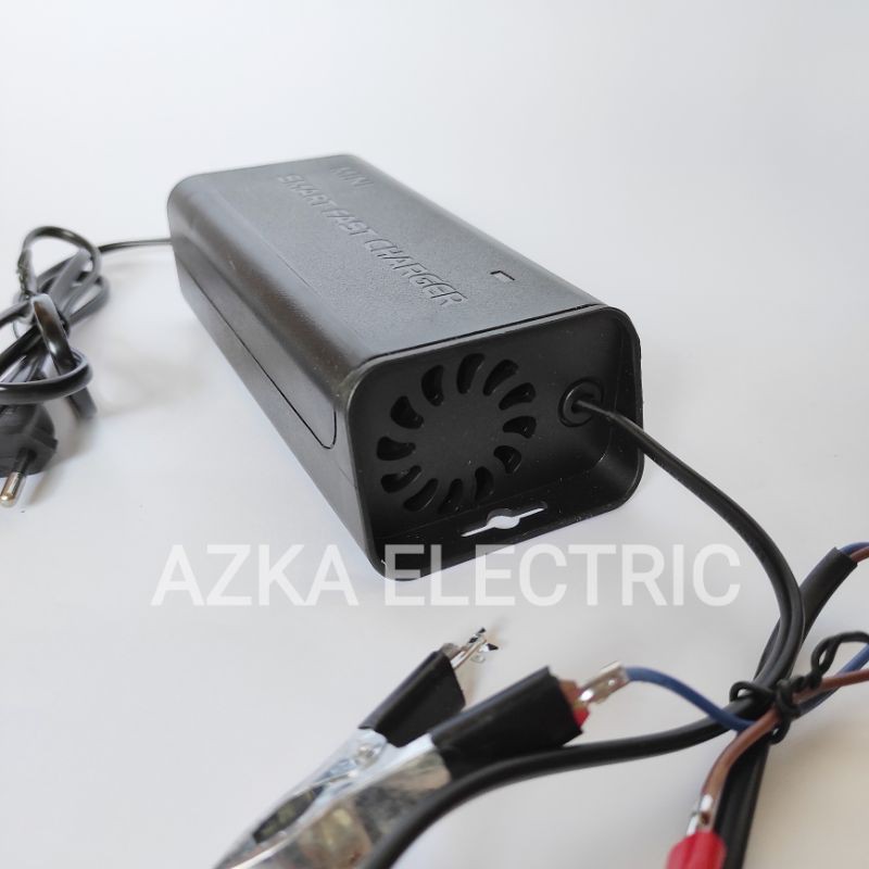 Cas Aki Mobil Motor Otomatis Smart Fast Charger Accu 5A