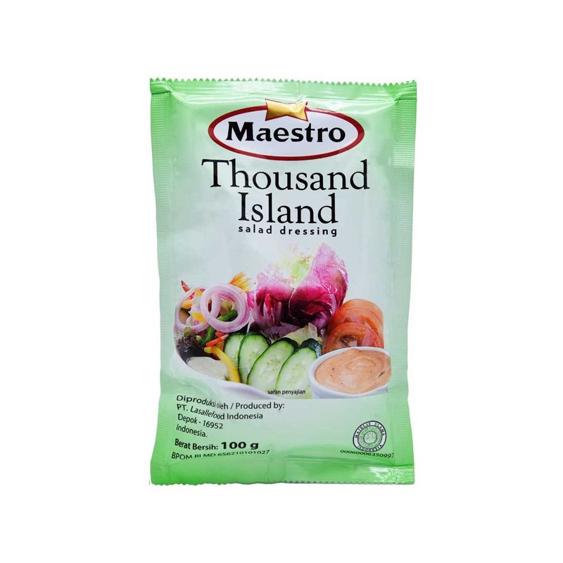 

Maestro Thousand Island 100gr barcode 8998888461315