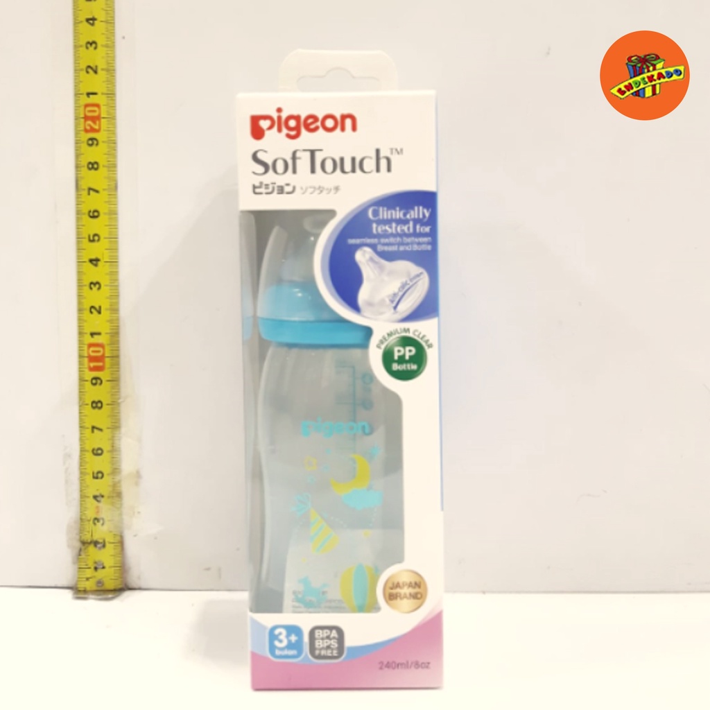 PIGEON BOTOL SUSU SOFT TOUCH PP BOTTLE 240ml - Botol Susu