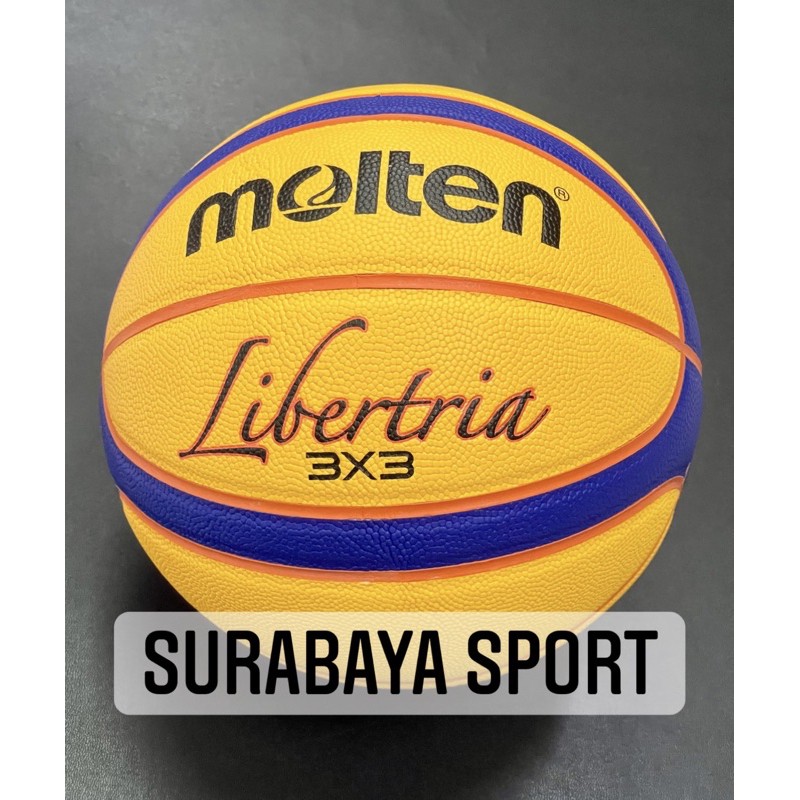 Bola basket Molten 3x3 kulit original