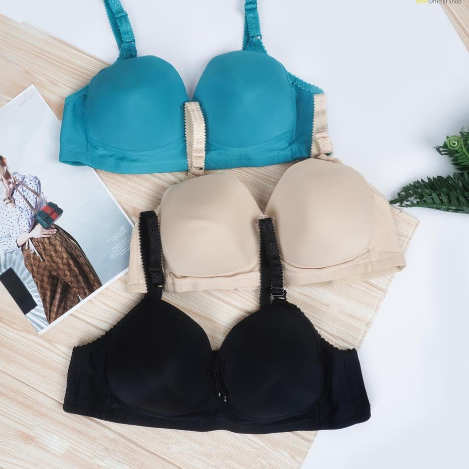 ♡ BEE - Bra Cup Besar / Bra jumbo Ukuran 42 44 46 48 / Bra Ibu Ibu / Bra Tanpa Kawat Polini G199 ◘