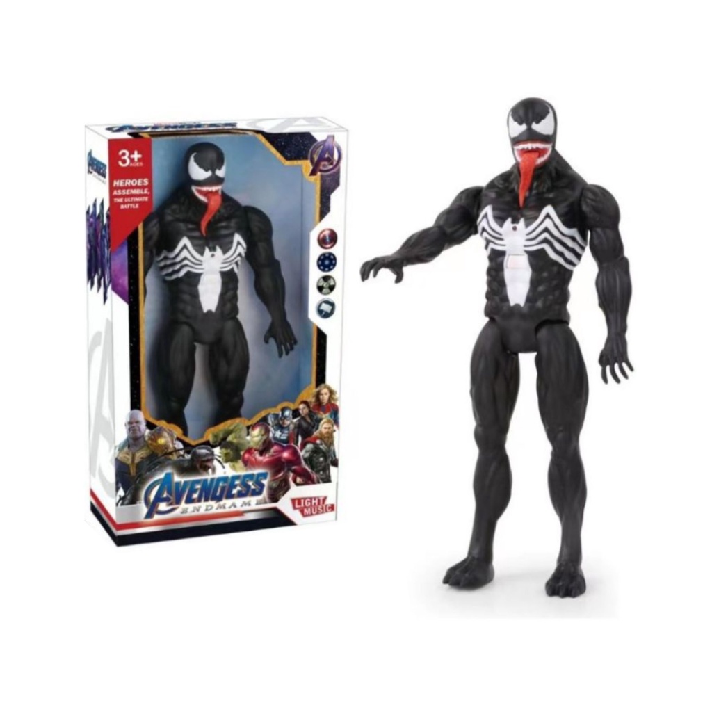 Avengers End Game VENOM Mainan Anak Action Figure Light Music