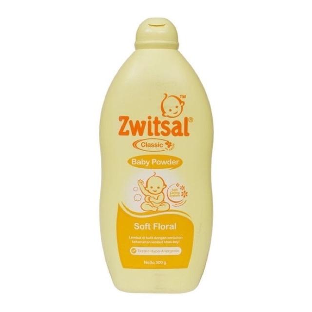 Zwitsal BABY POWDER Classic SOFT FLORAL 300 GR