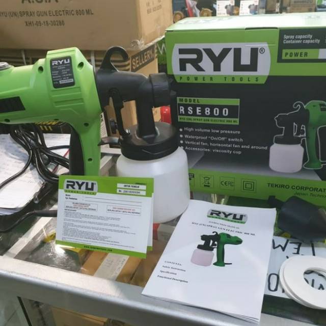 Alat Semprot Electric Cat Duco Spray Gun Elektrik Ryu RSE 800 ml