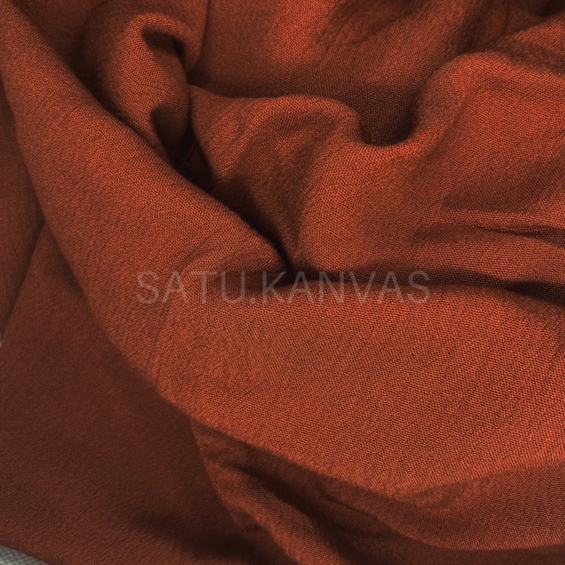 Kain RAYON CRINKLE PREMIUM-Terracotta