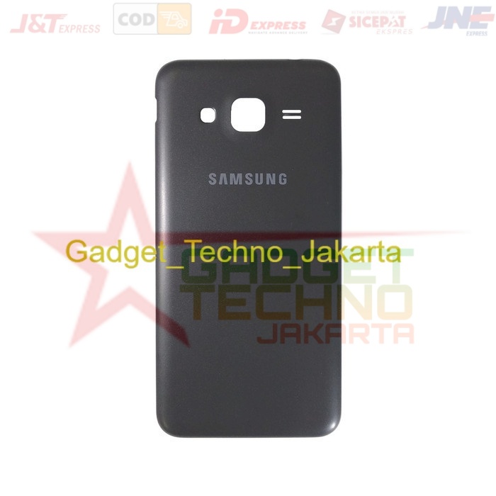 BACK COVER SAMSUNG J3 J3 2016 J320 TUTUP BELAKANG - Hitam