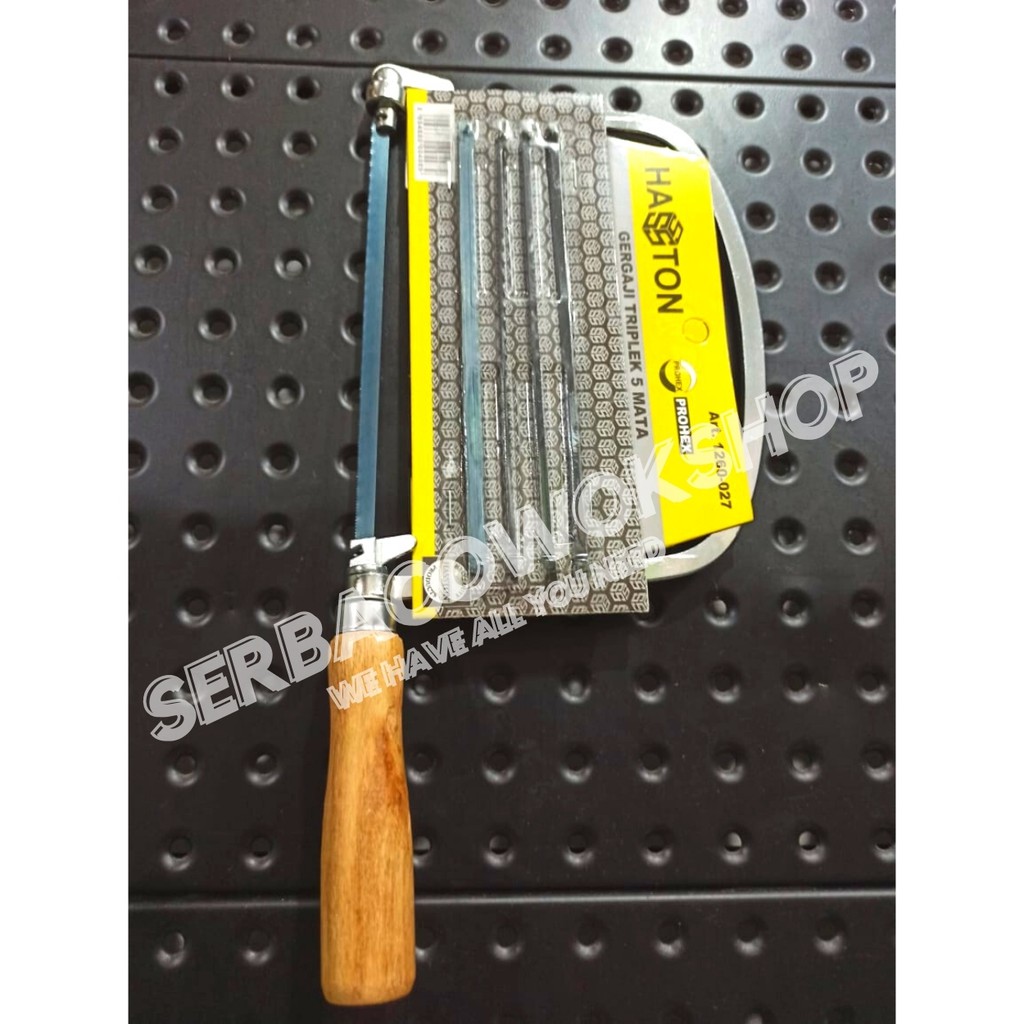 Hasston Gagang Gergaji Triplek + 5 Mata Prohex 1260-027 Termurah Berkualitas