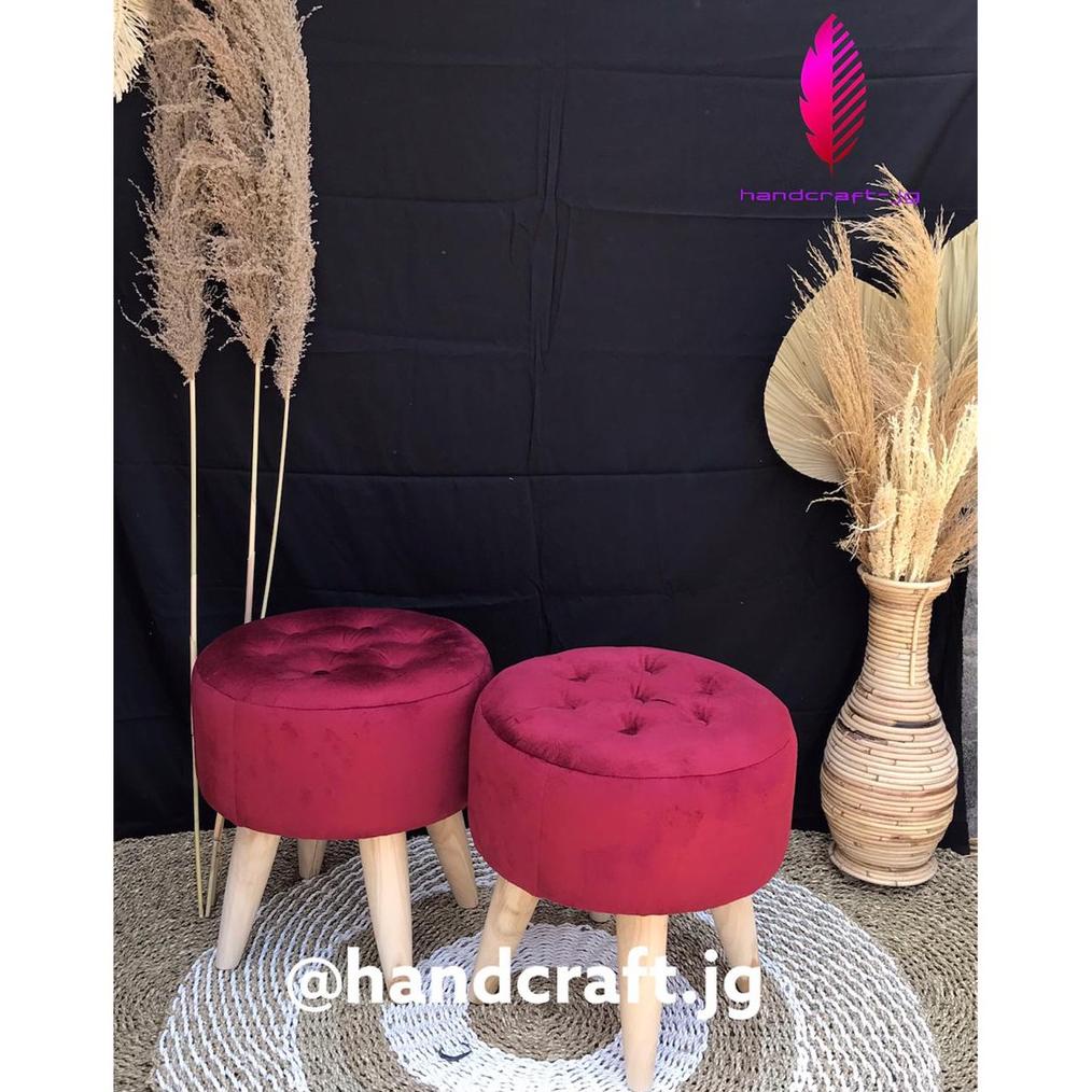 Kursi Stool / Sofa Bulat / Sofa Stool / Kursi Stool Tinggi 45Cm Termurah / Dengan Kualitas Informa .